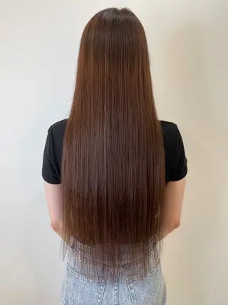 ロング カラー ヘアアレンジ 具志堅 良のヘアスタイル