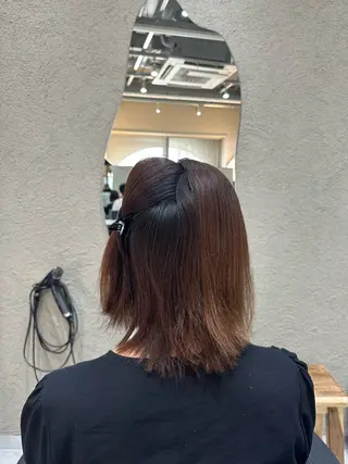 ミディアム Shiro RENのヘアスタイル