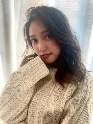 セミロング パーマ 過去一の柔髪ヘア 🌿einshairのヘアスタイル