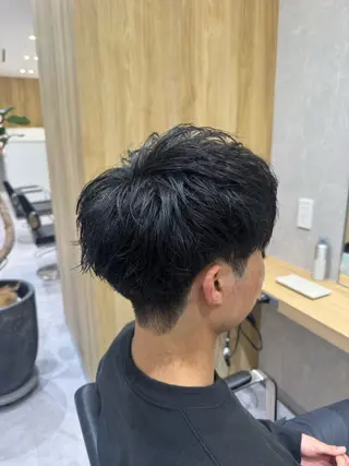 ショート 縮毛矯正/メンズ カット栄 伊藤 翔哉のヘアスタイル