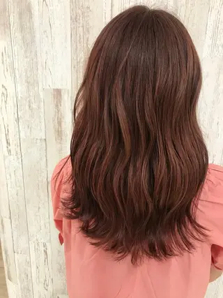 ロング カラー Oopsレイヤー 加藤澄都のヘアスタイル