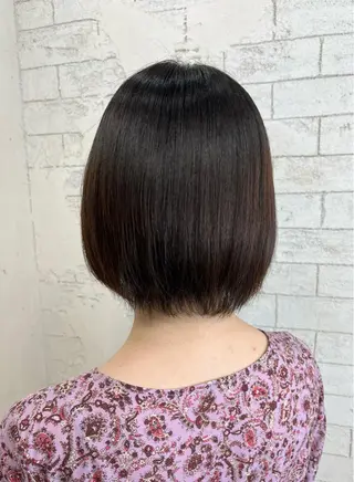 ショート 🪽髪質改善縮毛矯正 🤍MIU🤍のヘアスタイル