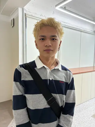 カラー メンズ メンズカット パーマ[佐橋]のヘアスタイル