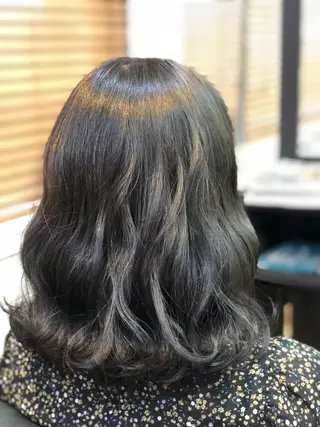 ミディアム カラー 増山 大起のヘアスタイル