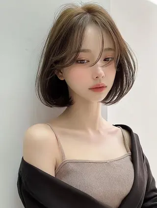 ミディアム FOCUS JAPAN3のヘアスタイル