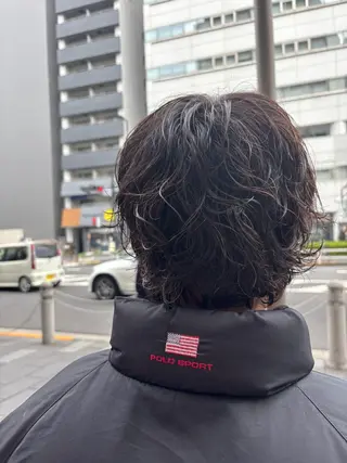パーマ メンズ 🐰K+Plus🐰 まゆ🐰のヘアスタイル