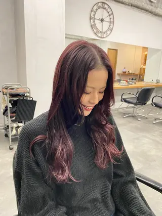 ロング 川井 英郁のヘアスタイル