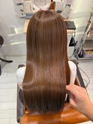 ロング 🍊髪質改善🍊縮毛 矯正🍊濱野紗奈🍊のヘアスタイル