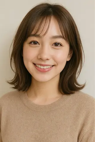 ミディアム カラー ✱リンクスハート✱ ✱島岡　茉生✱のヘアスタイル