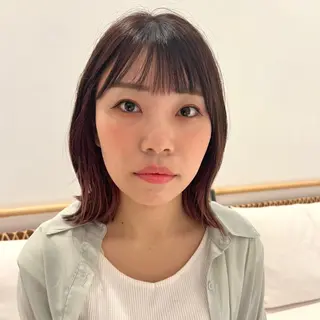 ショート ハイライトカラー/ 艶カラー/ 徳川のヘアスタイル