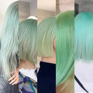 セミロング カラー 海外風レイヤーカット 👑店長 平松 由のヘアスタイル