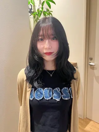 ミディアム カラー 結菜 / portのヘアスタイル