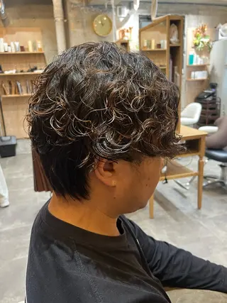 パーマ メンズ 佐藤 未来のヘアスタイル