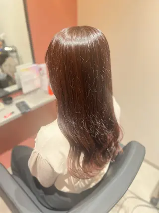 ロング カラー 松下 詩恵里のヘアスタイル