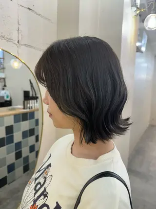 ショート カラー LoRE hair 四条河原町 西尾友里のヘアスタイル