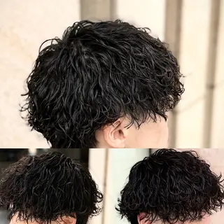 ショート 千葉弘平 🔥波巻き特化🔥のヘアスタイル