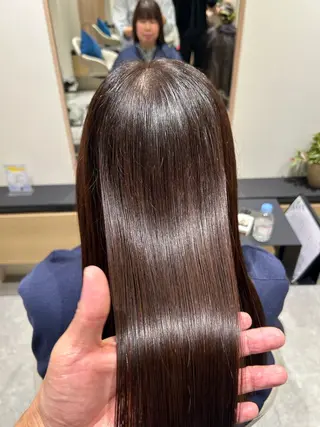 ロング カラー 柳澤 武宏のヘアスタイル