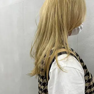 ミディアム カラー 🌱小顔魅せショート 髪質改善カラー/泉綺のヘアスタイル