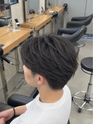 ショート パーマ ヘアアレンジ メンズ 🔥メンズ特化パーマ 縮毛矯正/小林 海斗のヘアスタイル