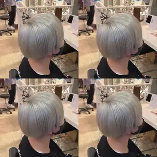 ショート カラー 髪質改善・縮毛矯正 特化・ユウシンのヘアスタイル