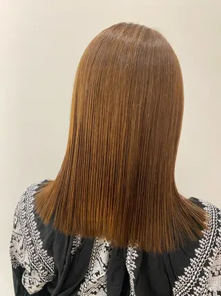 ミディアム 関 桃萌果のヘアスタイル