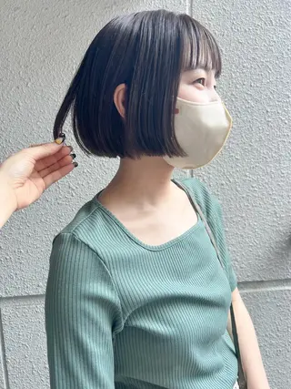ショート カラー カラーパティシエ facce🌼ikoのヘアスタイル