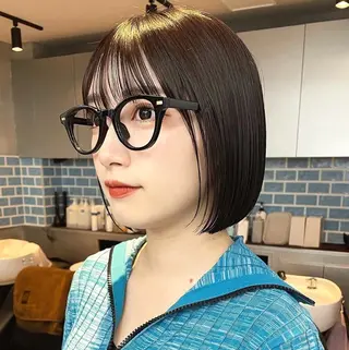 ショート カラー 360°キレイなボブ /ミヤノのヘアスタイル