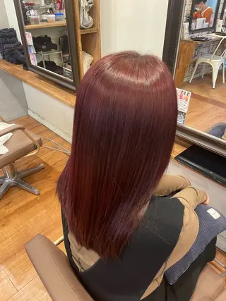 セミロング カラー うる艶レイヤー/ 店長💎まな💎のヘアスタイル