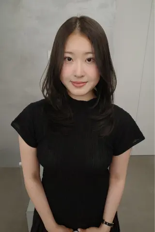 ミディアム カラー reina/髪質改善 /酸性ストレートのヘアスタイル