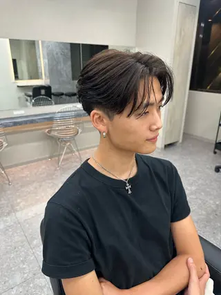 パーマ メンズ メッシュパーマ支持率 ◎大宮/隼也のヘアスタイル