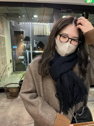 ロング 宮腰 瑠果のヘアスタイル