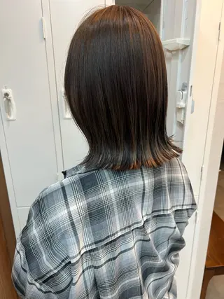 ミディアム カラー YUU💚髪質改善 🤎ダブルカラー✨のヘアスタイル