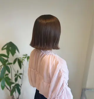 ミディアム カラー みはる ／暖色カラーのヘアスタイル