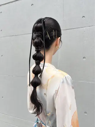 ロング ヘアアレンジ 🎀トレンドヘア🎀 MIKUのヘアスタイル