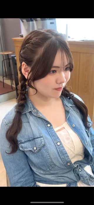ロング レイヤーカット/ 顔まわり/まい🐇♡のヘアスタイル