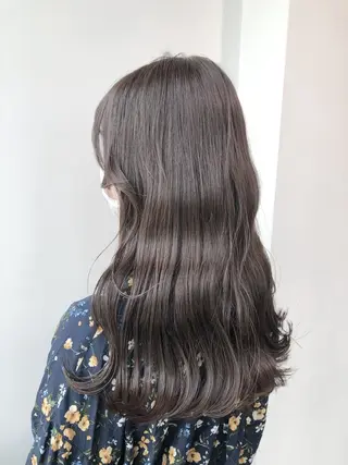 ロング カラー 𓏸レイヤー髪質改善 透けカラーカノン🫧のヘアスタイル