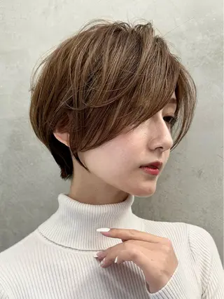 ショート 縮毛矯正/レイヤー taiga🧡のヘアスタイル