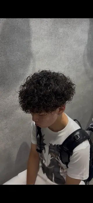 ショート パーマ メンズ トレンド🔥メンズ 特化⚡️網野裕希のヘアスタイル