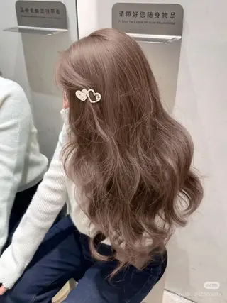 カラー 透明感ベージュ🎀 Anju/渋谷🎀のヘアスタイル