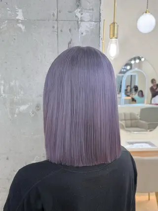 セミロング カラー 女性支持率No.1ハ イトーン特化神田真志のヘアスタイル