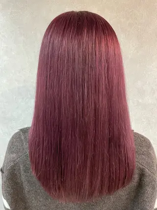 セミロング カラー 💜Rebre** Mayu💜のヘアスタイル