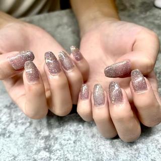 ネイル YOSHIOKA船橋 フィルイン♡長さだしのネイルデザイン