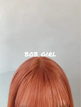 カラー ボブパーマコテ巻き風 パーマNo1深江秀平のヘアスタイル