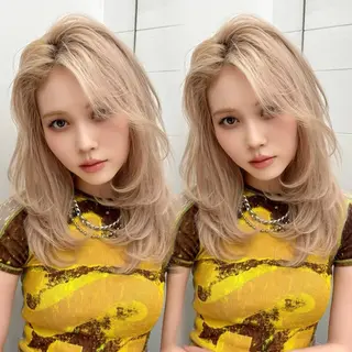 セミロング SEIRA♡レイヤー /ショート得意のヘアスタイル
