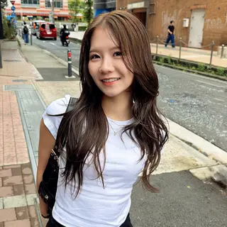 ロング 🇰🇷韓国ワンホン カラー🎀✨️AYUのヘアスタイル
