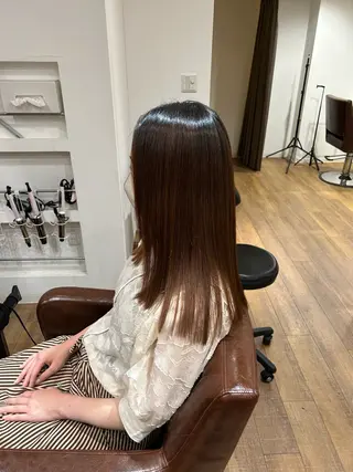 セミロング 縮毛矯正 /伊藤はるかのヘアスタイル