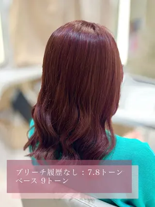 セミロング カラー miho𓂃 暖色/レイヤーカットのヘアスタイル