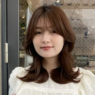 ミディアム 🌟表参道/ミディ アムレイヤー千優🌟のヘアスタイル