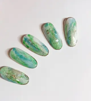 ネイル OCEAN nail パラジェル　取扱い店のネイルデザイン
