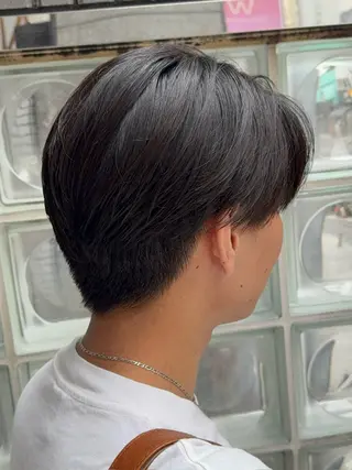 ミディアム メンズ Wカラーレイヤー🎀 Men’s🪐のヘアスタイル